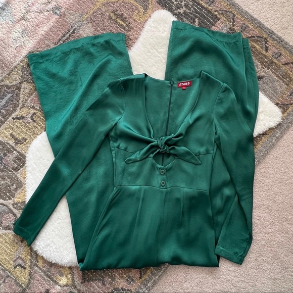 STAUD Green Shine Jumpsuit - Picture 3 of 7